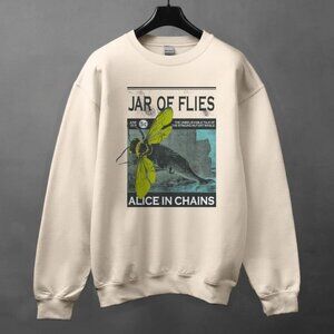 Vintage Alice In Chains Jar of Flies Sweatshirt Sand 1994 Tour Concert Shirt